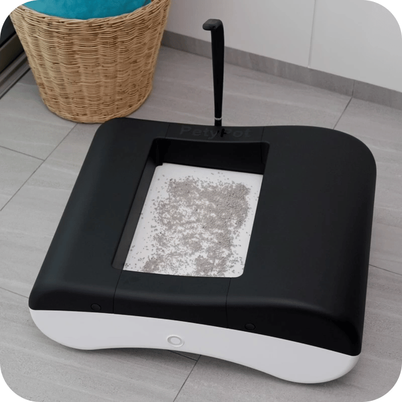 AI-powered litter-free self-cleaning cat toilet