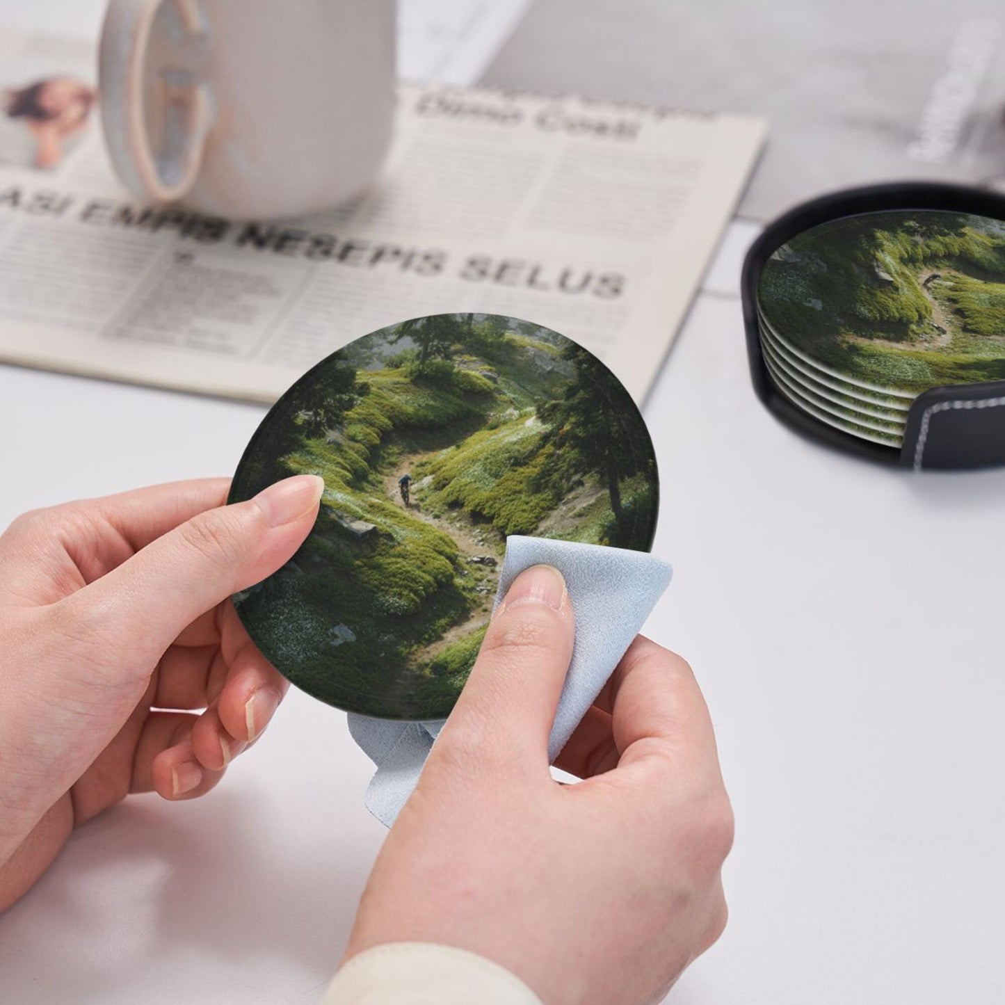 Nature Trail Absorbent Coaster Set