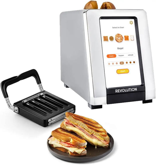 High-speed touch screen toaster