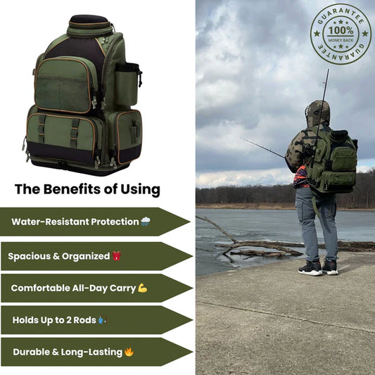 Fishing gear backpack