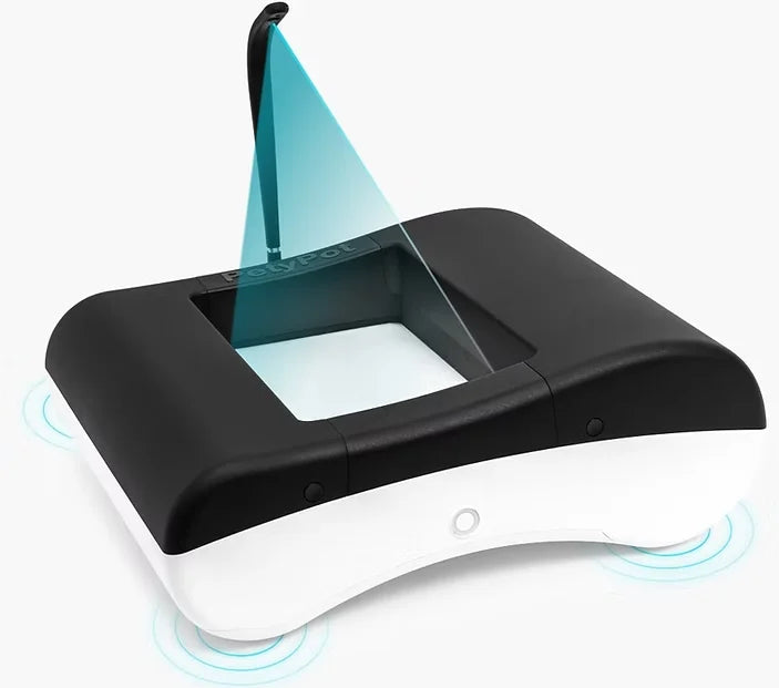 AI-powered litter-free self-cleaning cat toilet